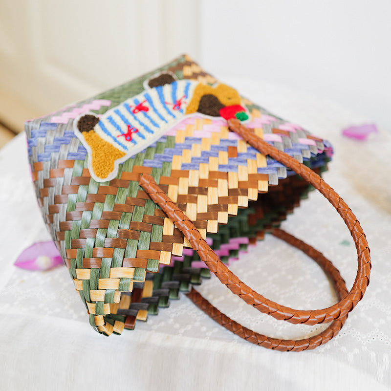 Handwoven Beach Bag LoungeYard — product view 1