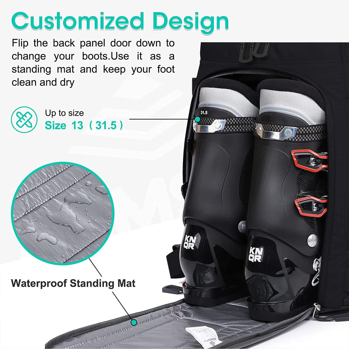 Versatile High-Performance Travel Backpack LoungeYard — product view 4