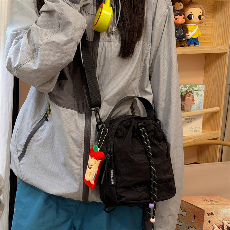 Compact Stylish Drawstring Backpack LoungeYard — product view 5