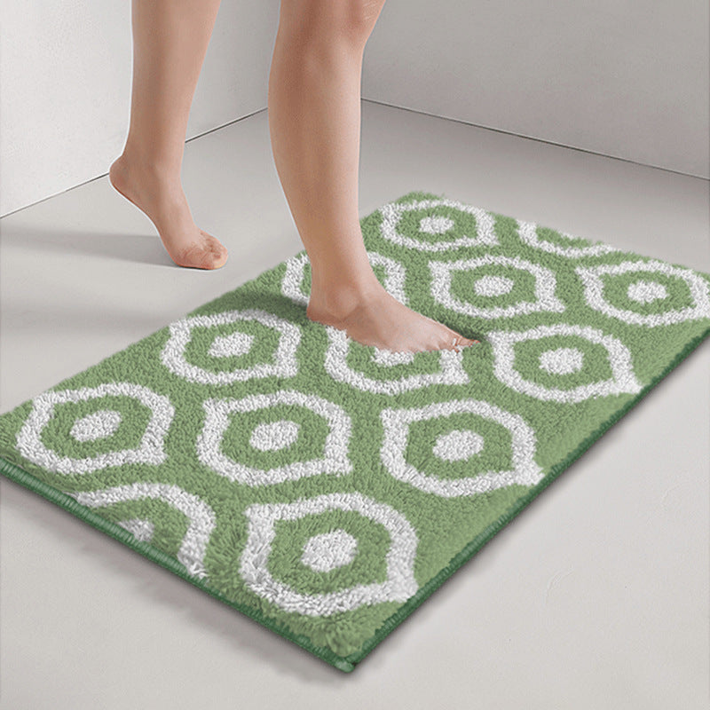 Geometric Pattern Bath Mat — product view 6