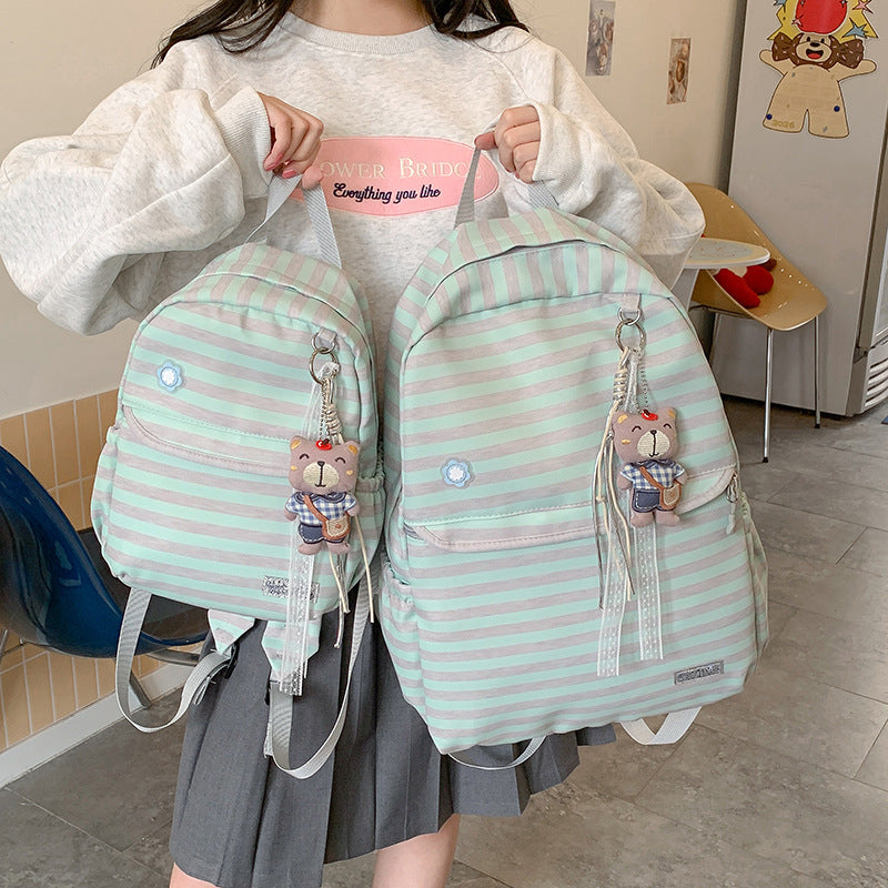 Lightweight Striped Backpack LoungeYard — product view 3