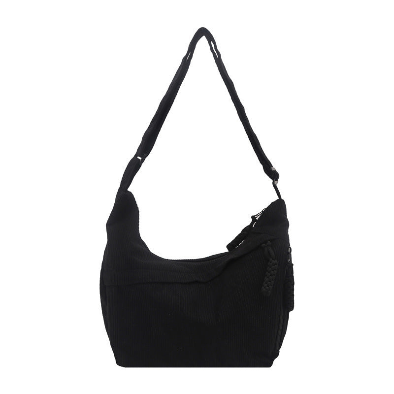 Eco-Friendly Ribbed Crossbody Bag LoungeYard — product view 5