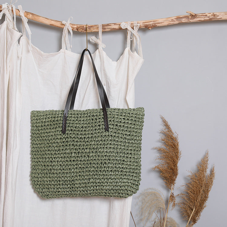 Handcrafted beach bag with strong structure LoungeYard — product view 6