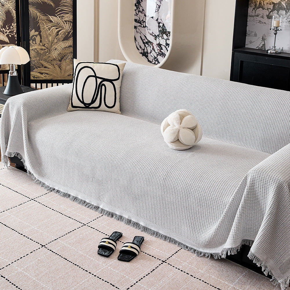Soft Woven Sofa Throw Blanket — product view 3