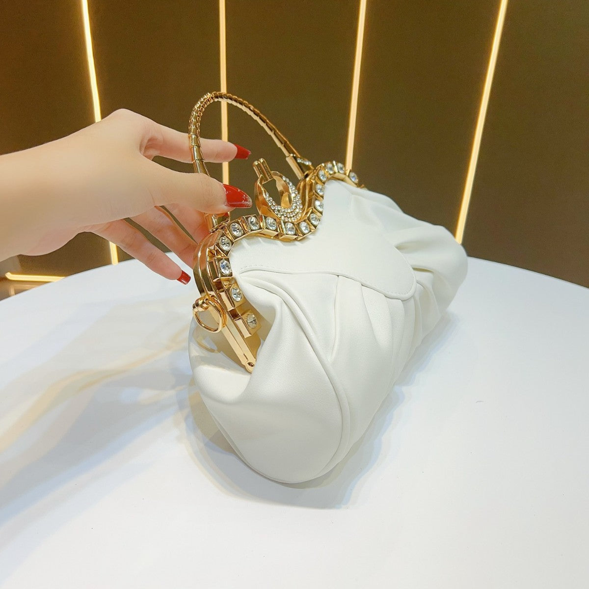 Glamorous Padded Evening Handbag — product view 2