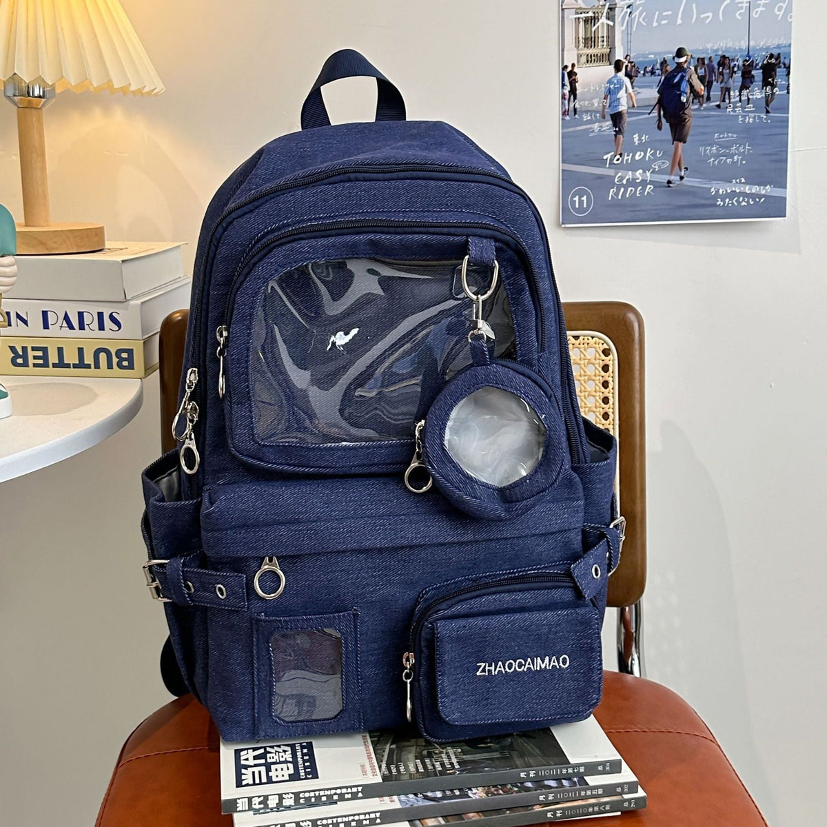 Stylish Multi-Functional Transparent Backpack — product view 3