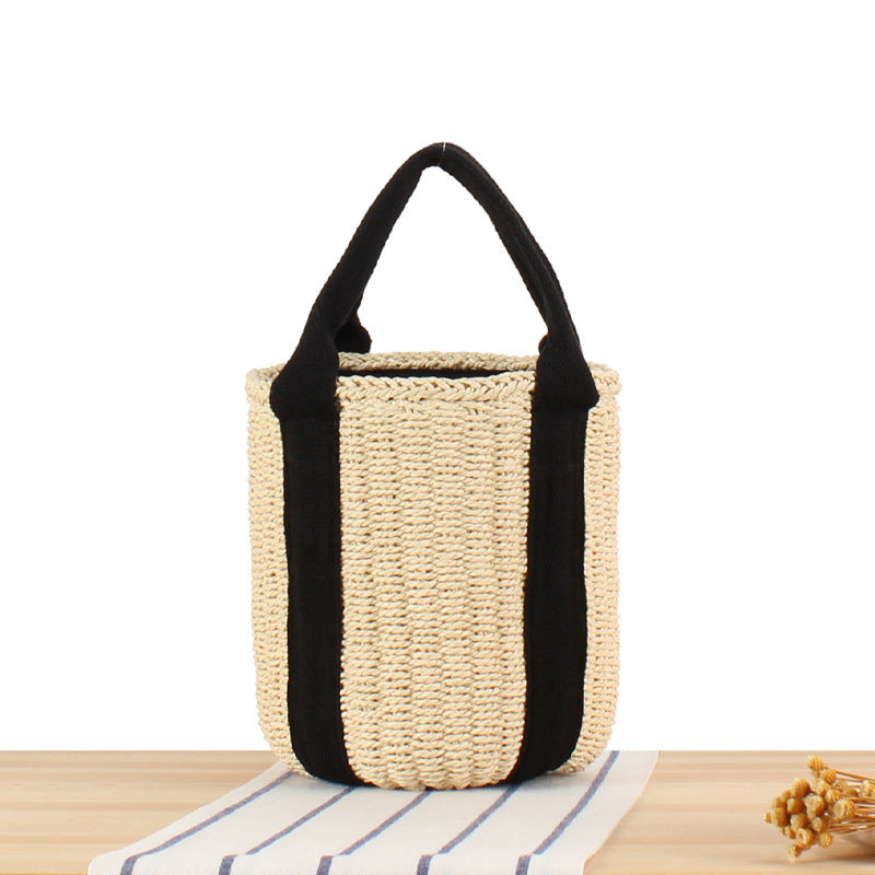 Braided tote bag with sturdy fabric handles LoungeYard — product view 1
