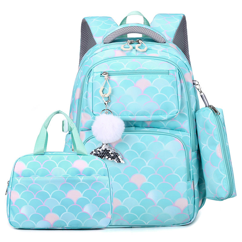 Multifunctional school backpack with detachable bag LoungeYard — product view 3