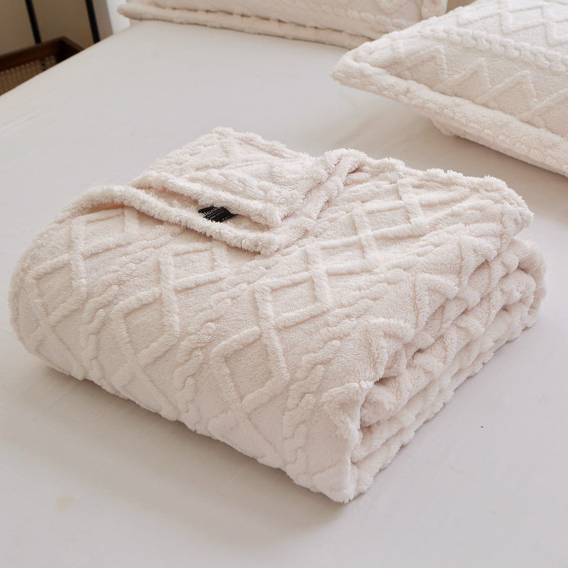 Textured Decorative Throw Blanket LoungeYard — product view 6