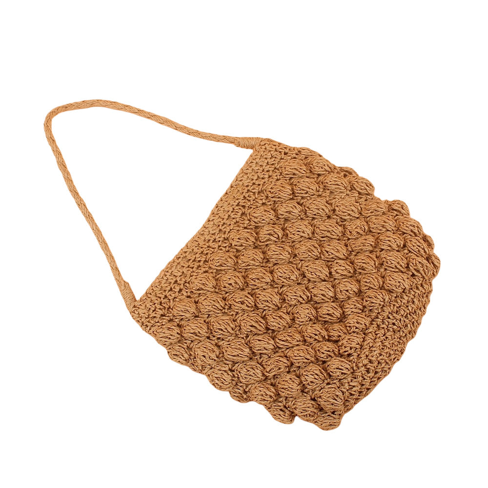 Handmade shoulder bag with unique structure design LoungeYard — product view 3