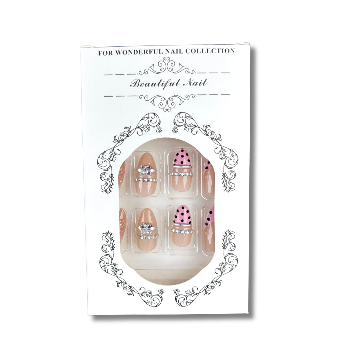 Decorative Press-On Nail Set with Elegant Accents — product view 4
