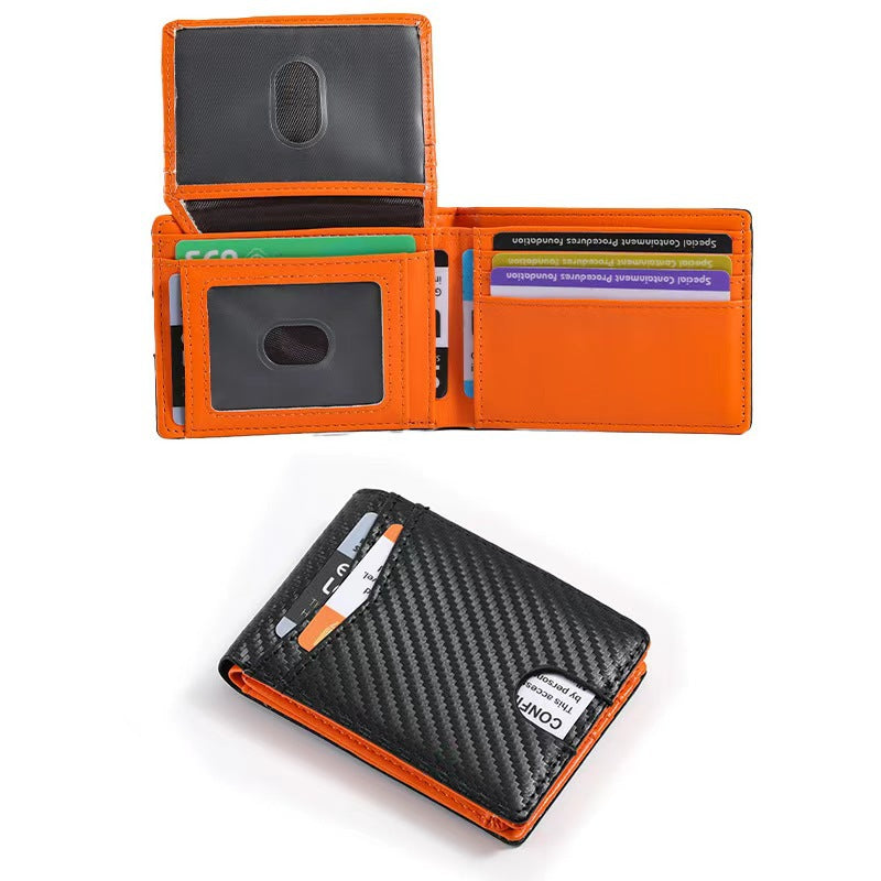 RFID Blocking Leather Wallet LoungeYard — product view 7