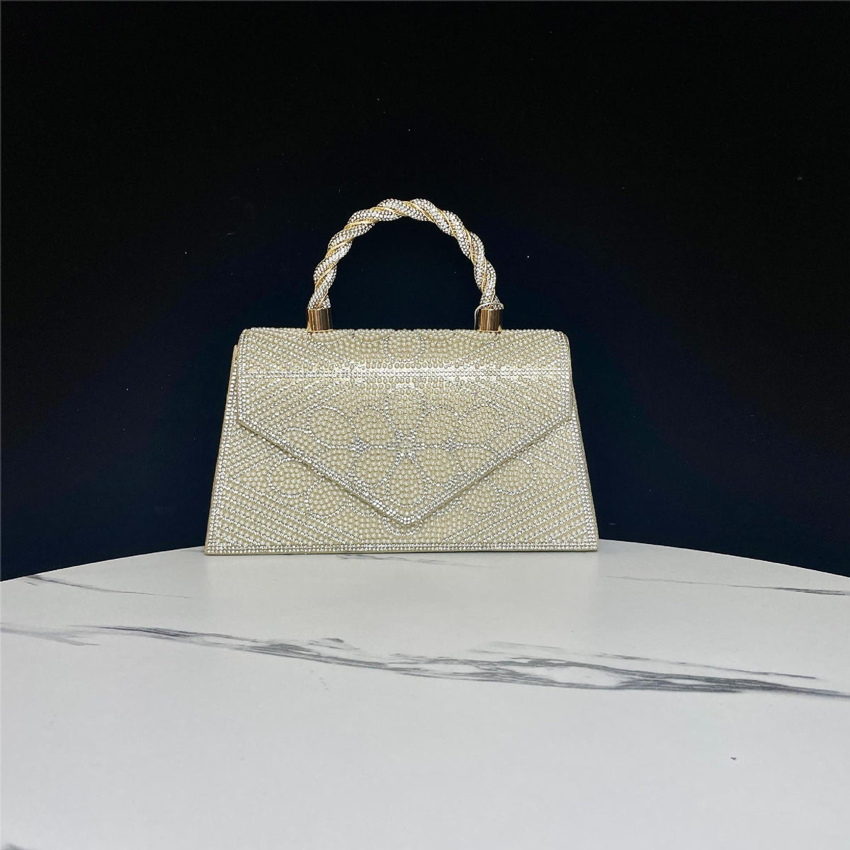 Rhinestone-Embellished Evening Handbag — product view 6