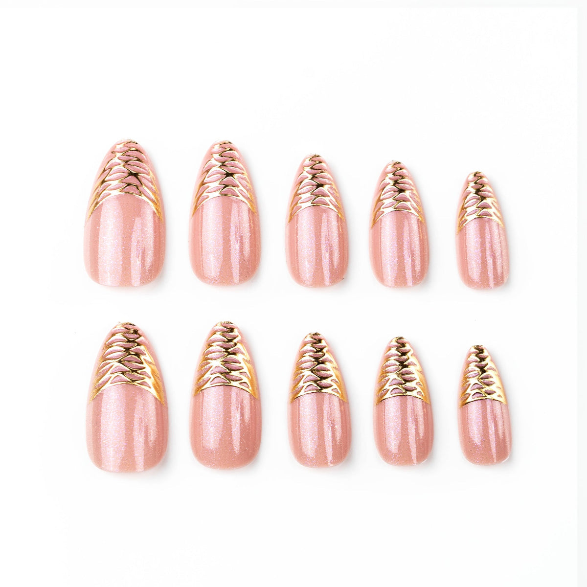 Decorative Acrylic Press-On Nail Set 1790736606 — product view 1