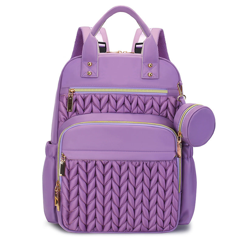 Fashionable backpack with practical compartment system LoungeYard — product view 6