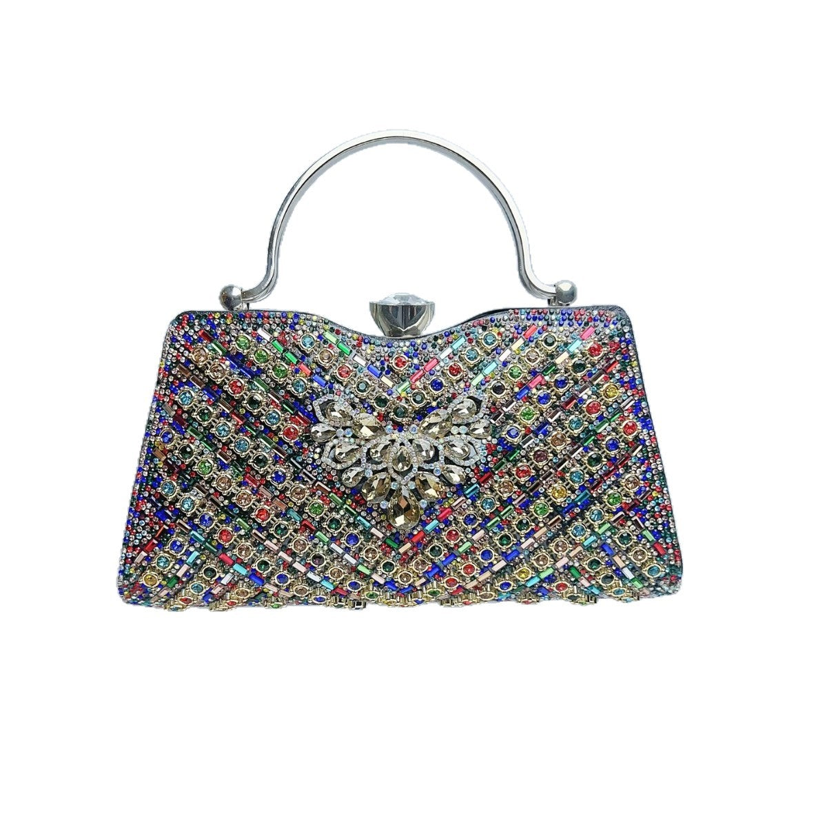 Decorative Rhinestone Evening Bag — product view 5
