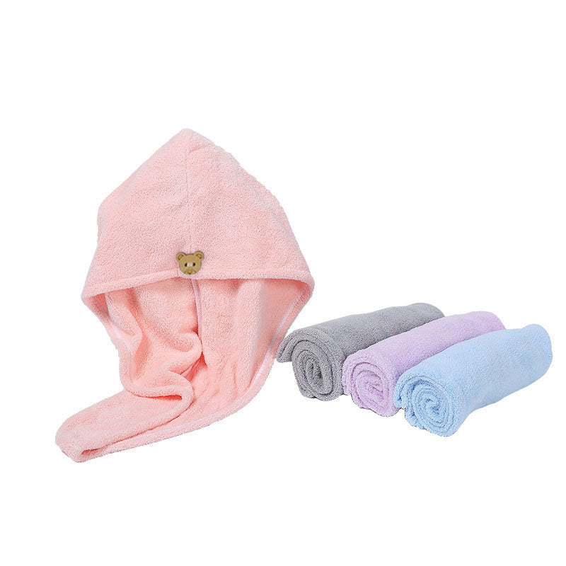 cozy microfiber shower cap LoungeYard — product view 3
