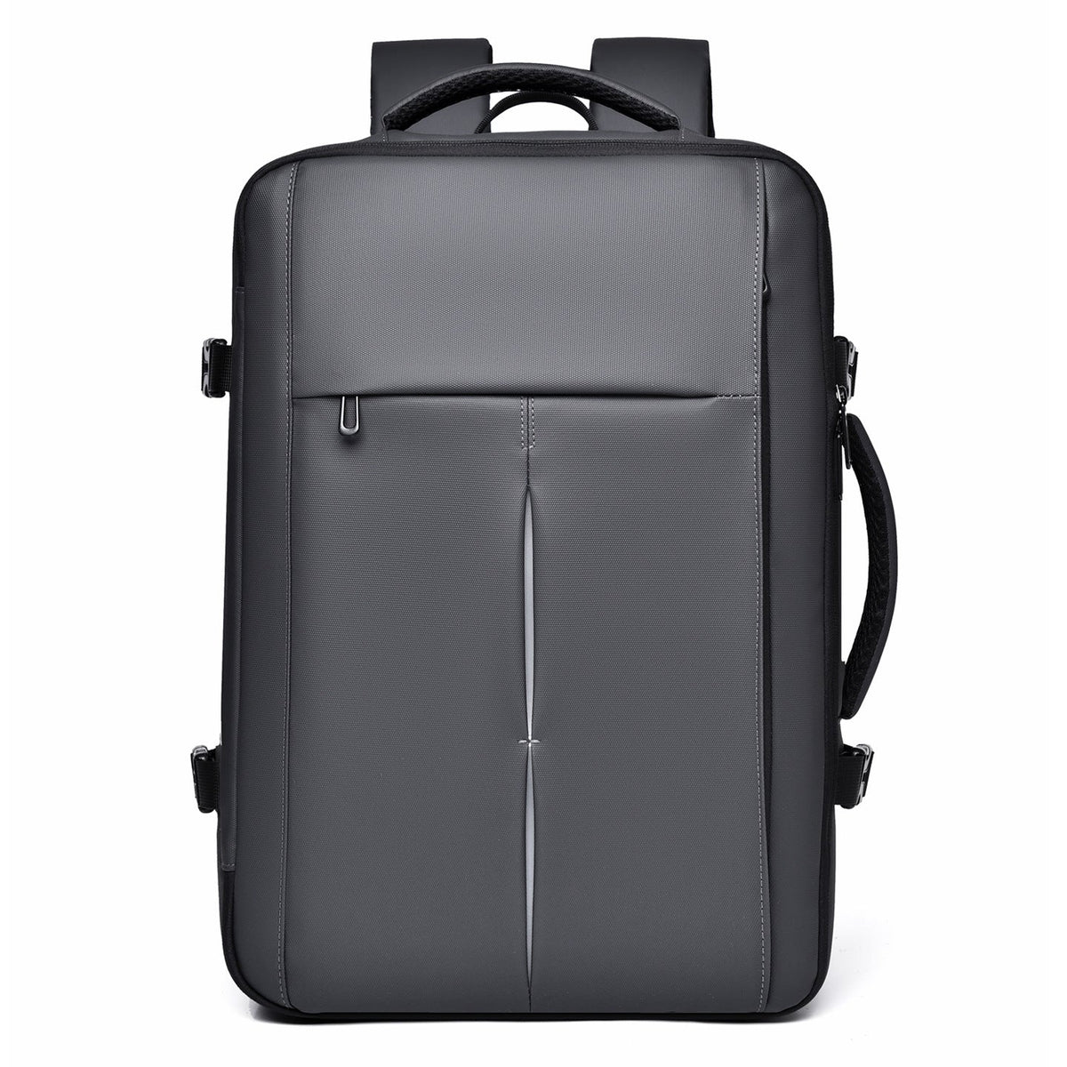 Stylish laptop backpack with intelligent interior layout and padded back LoungeYard — product view 2