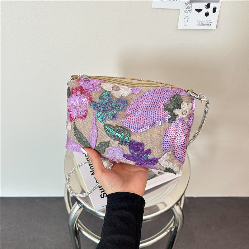 WoFloral Embellished Clutch Purse LoungeYard — product view 7