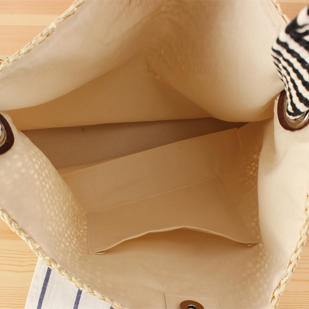 Elegant Beach Bag in Handmade Design LoungeYard — product view 2