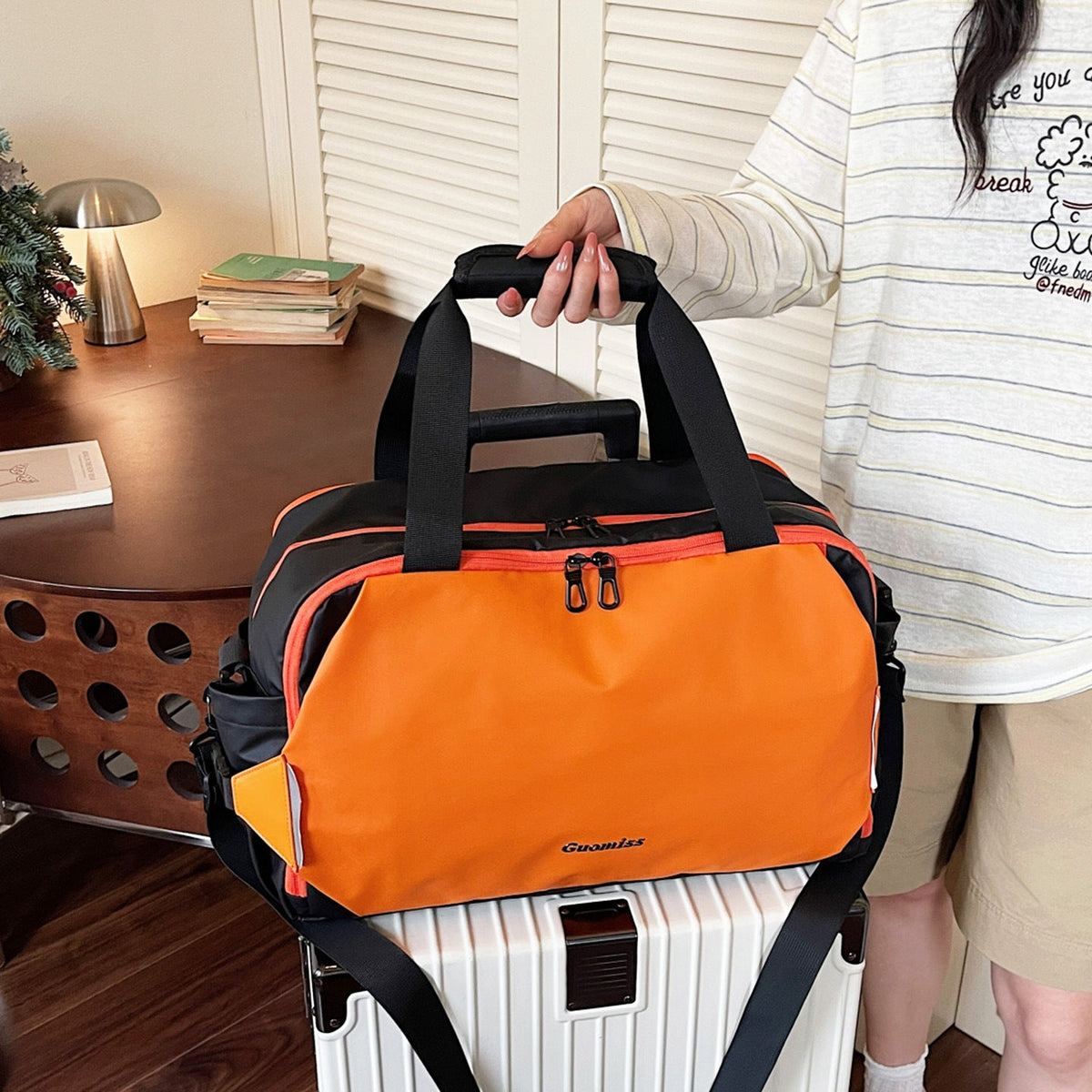 Versatile Water-Resistant Travel Duffle LoungeYard — product view 2