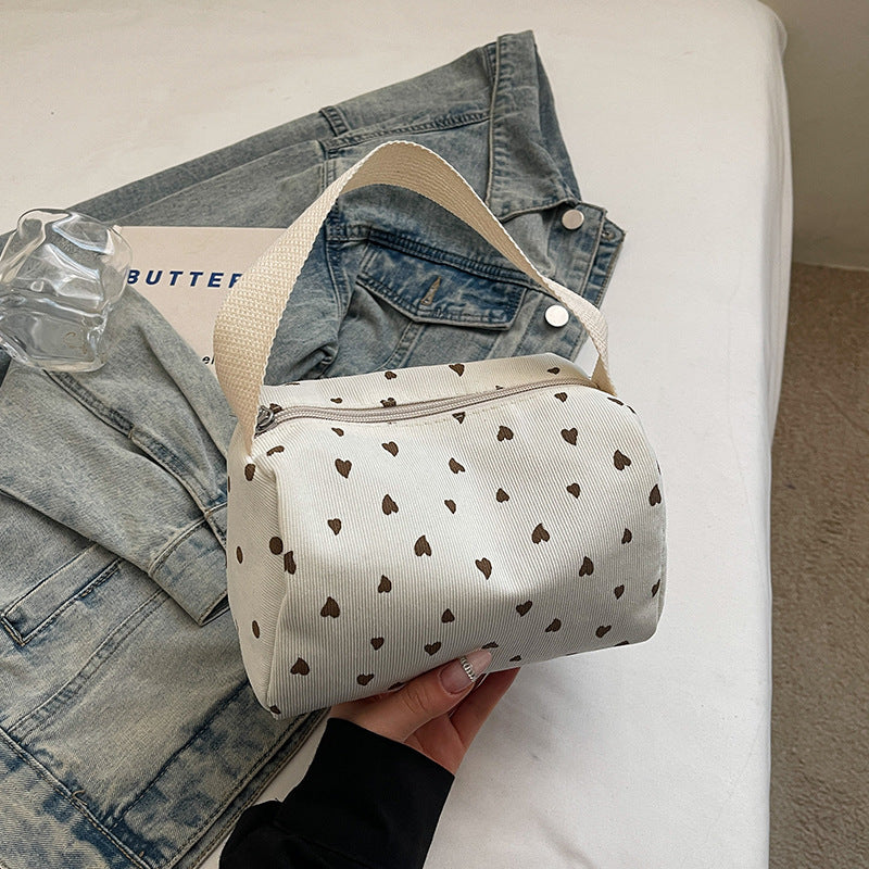 Cute Heart Pattern Handheld Bag — product view 6