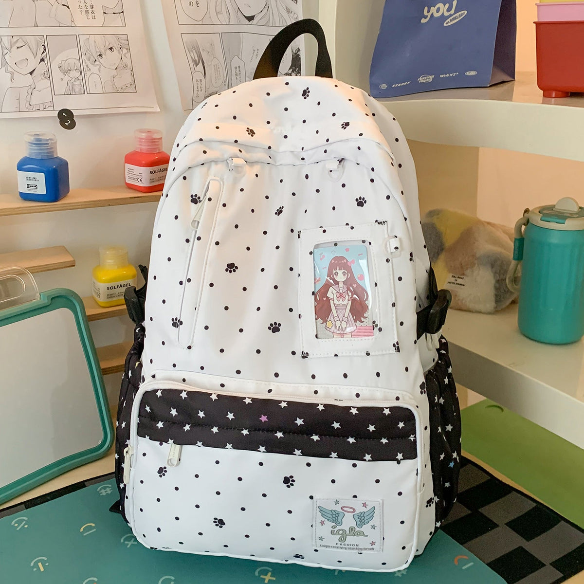Cute Character-Themed School Backpack LoungeYard — product view 6