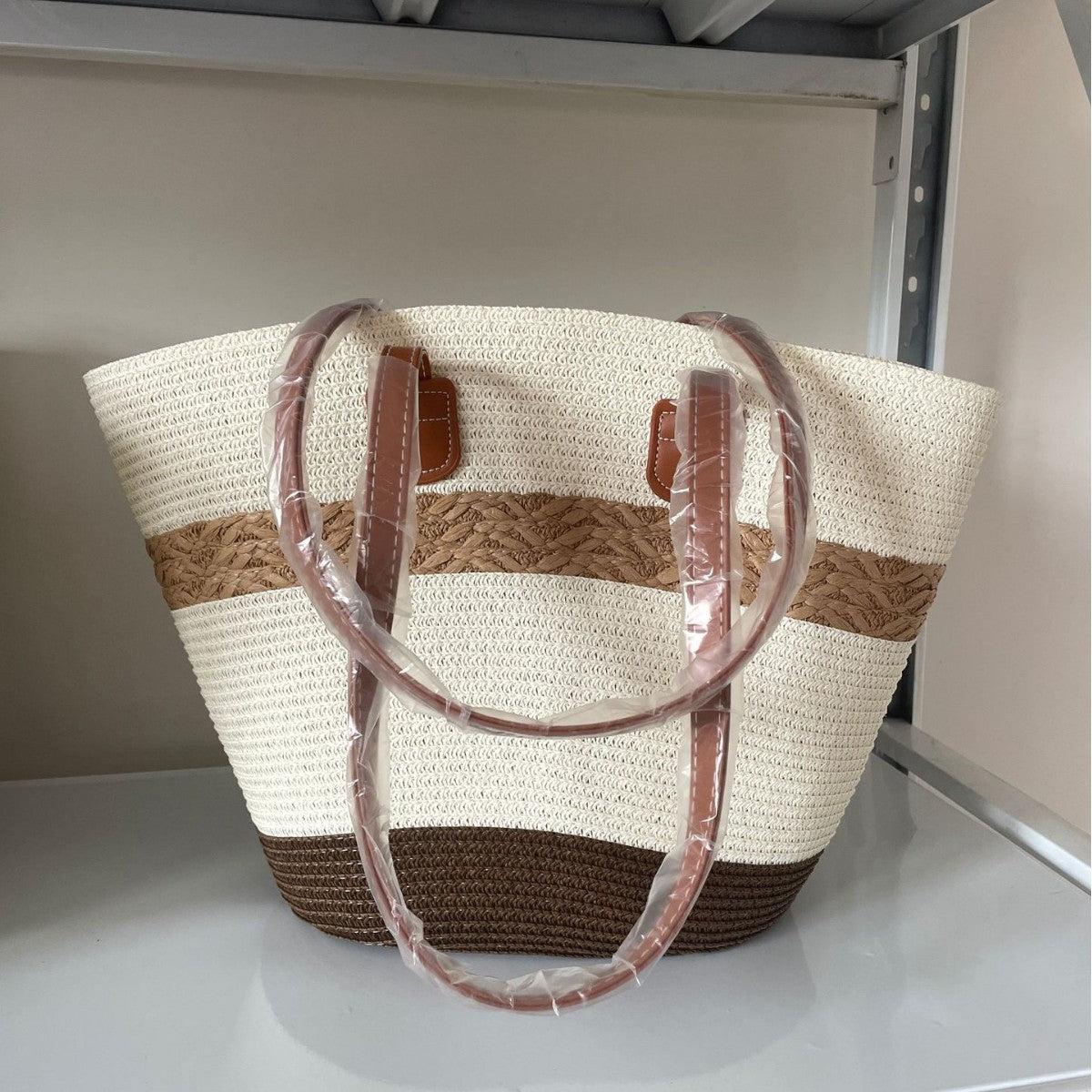 Elegant Braided Shopping Bag LoungeYard — product view 3