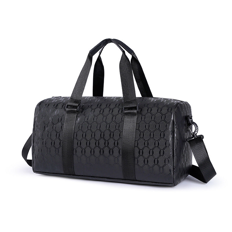 Premium Textured Travel Duffle Bag LoungeYard — product view 1