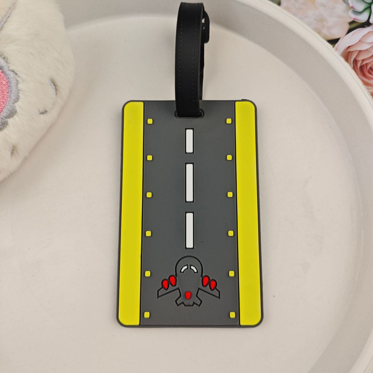Unisex Roadway-Themed Luggage Tag LoungeYard — product view 3