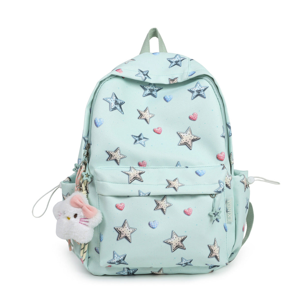 Cute Star Print Backpack — product view 4