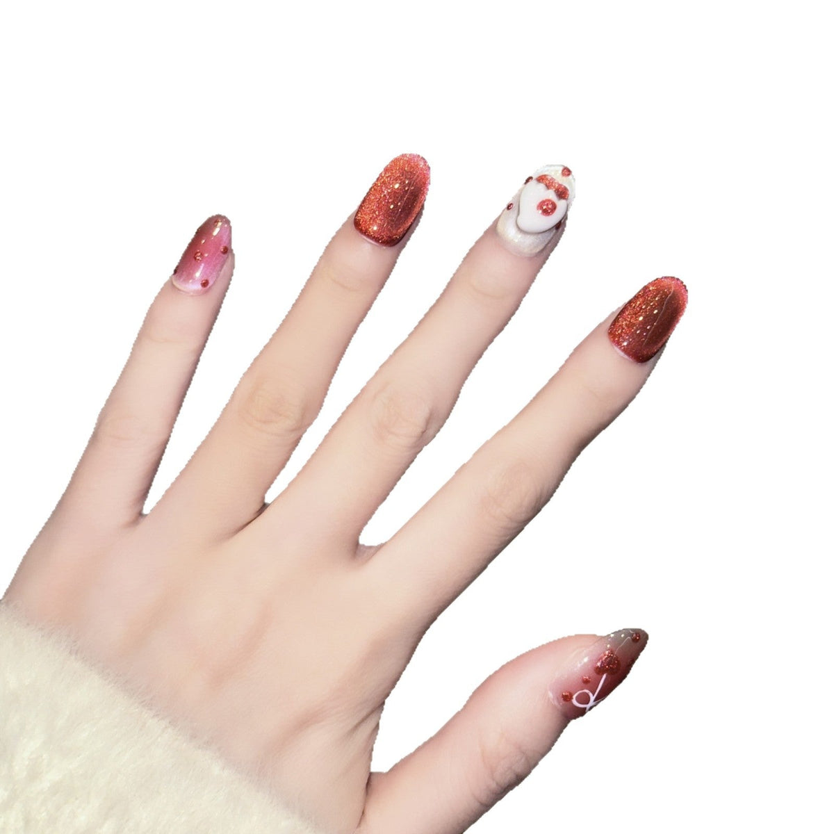 Charming Themed Press-On Nail Art Set — product view 4