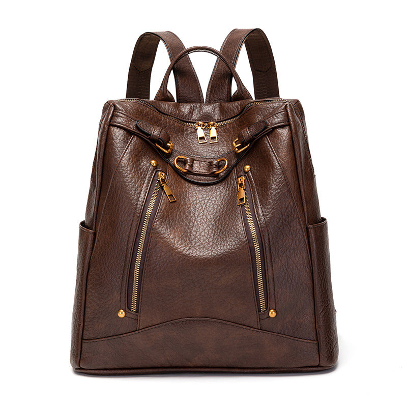 Versatile Multifunctional Leather Backpack — product view 3