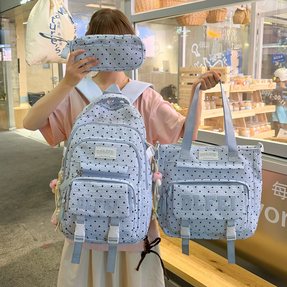 Multi-Compartment Foldable Backpack LoungeYard — product view 1