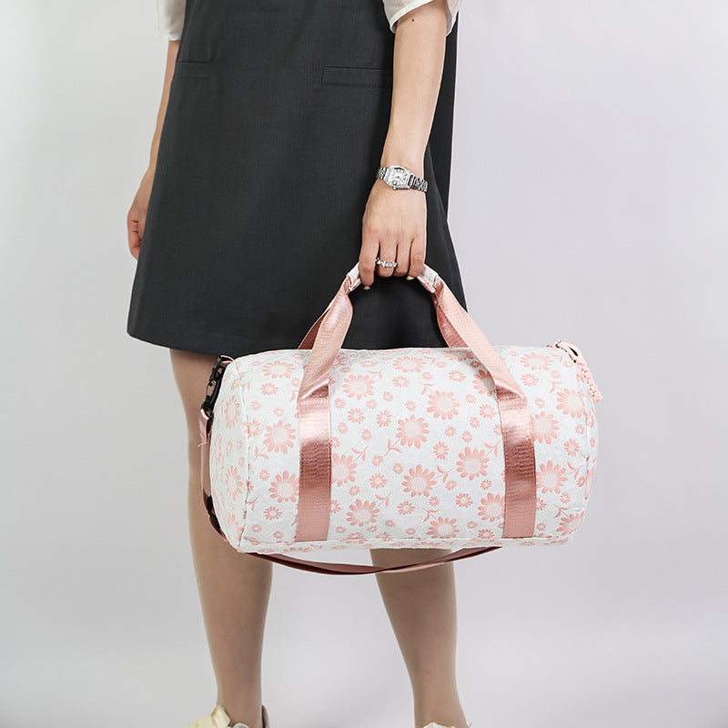 Floral Print Weekend Travel Duffle Bag LoungeYard — product view 3