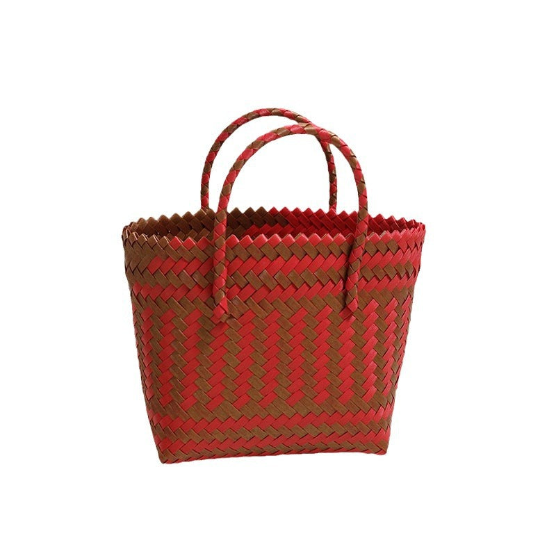 Braided Tote Bag in Rustic Design LoungeYard — product view 5