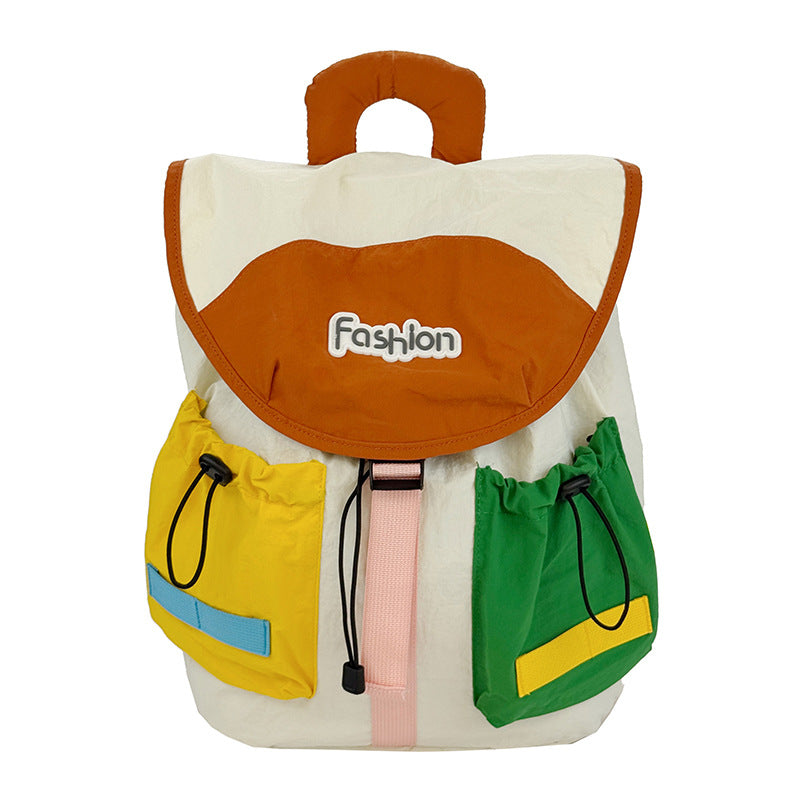 Colorful Multi-Pocket Casual Backpack LoungeYard — product view 5