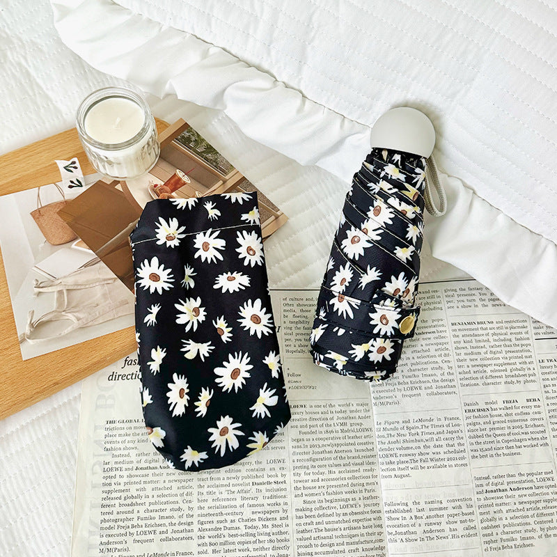 Women Foldable Shopping Bag with Charming Flower Design LoungeYard — product view 7