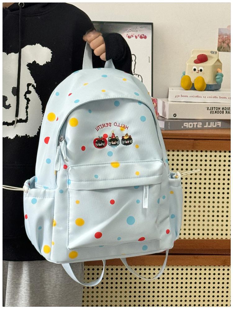 Fun-Themed Polka Dot Backpack LoungeYard — product view 2