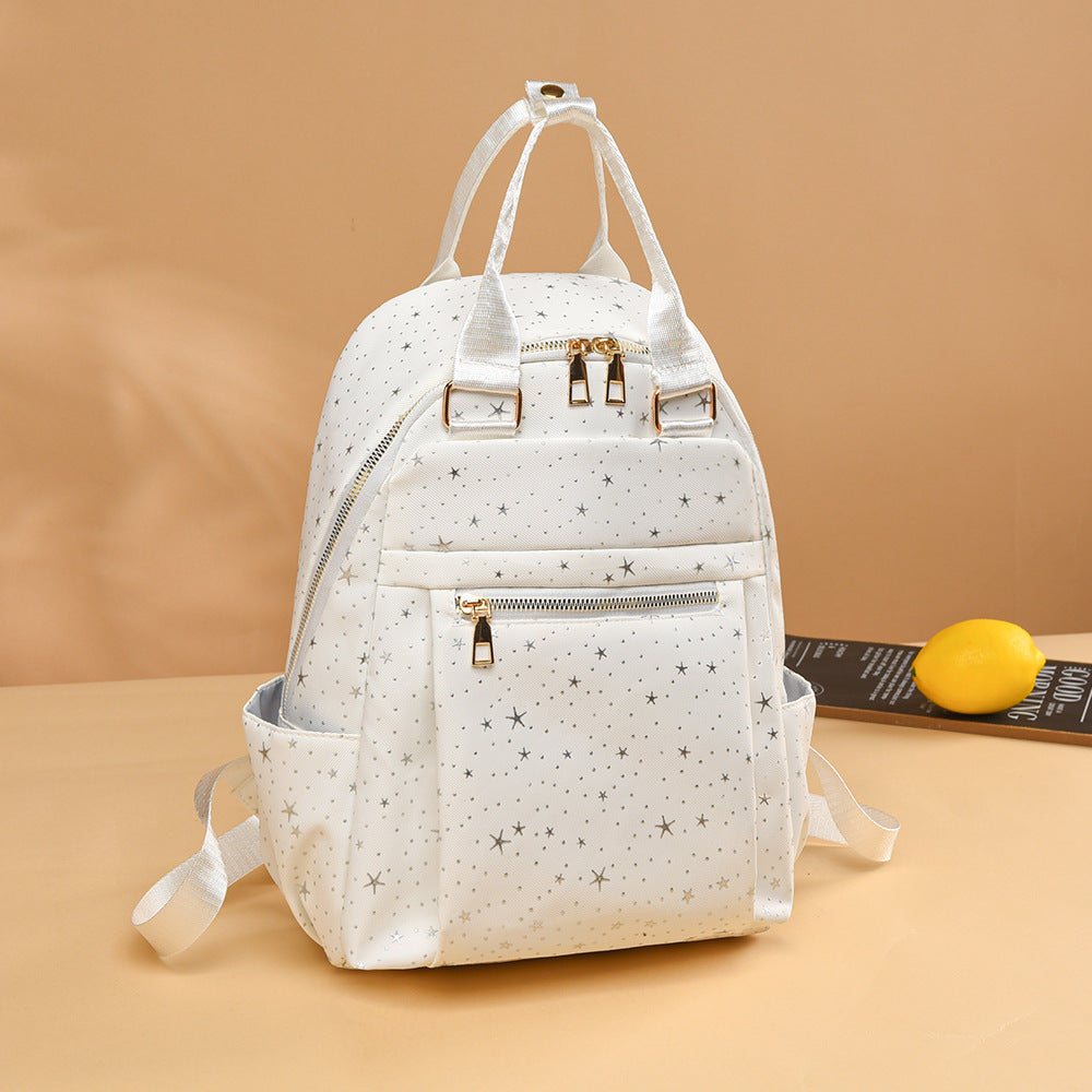 Star Patterned Casual Backpack — product view 4