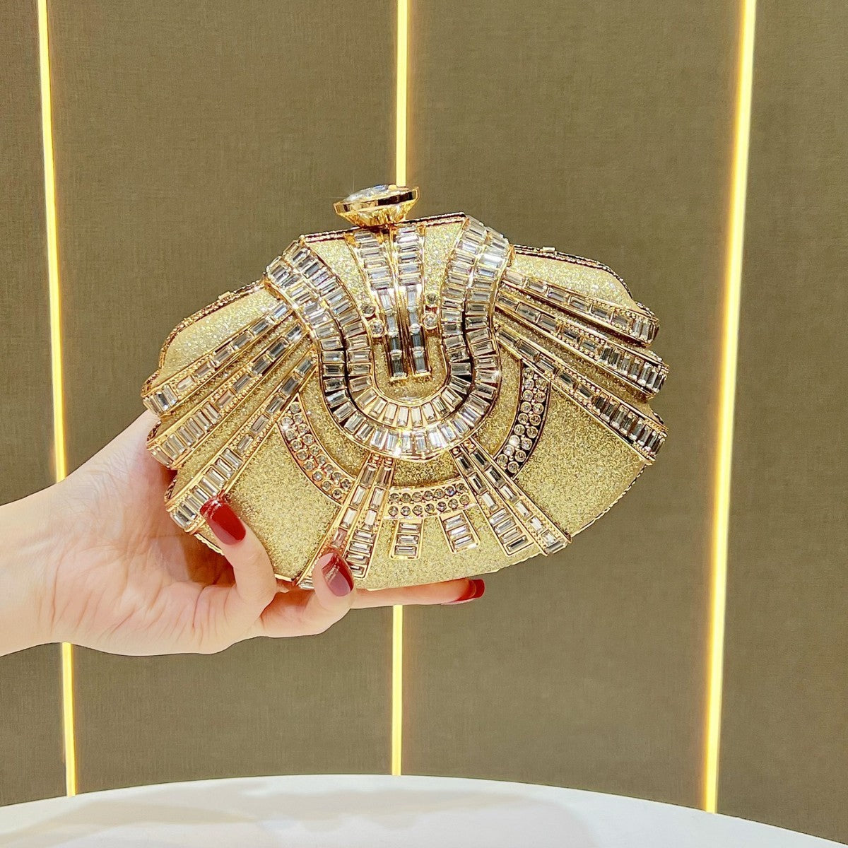 Glamorous Decorative Clutch Bag — product view 1