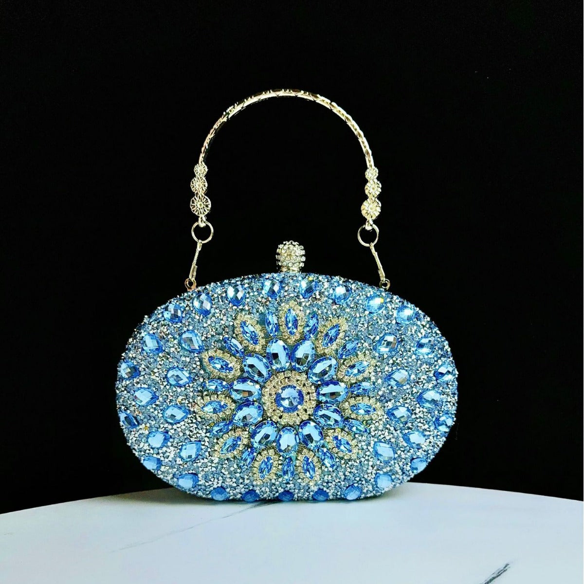 Decorative Bejeweled Evening Handbag — product view 7
