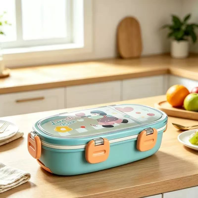 Fun-Themed Multi-Compartment Lunch Box — product view 2