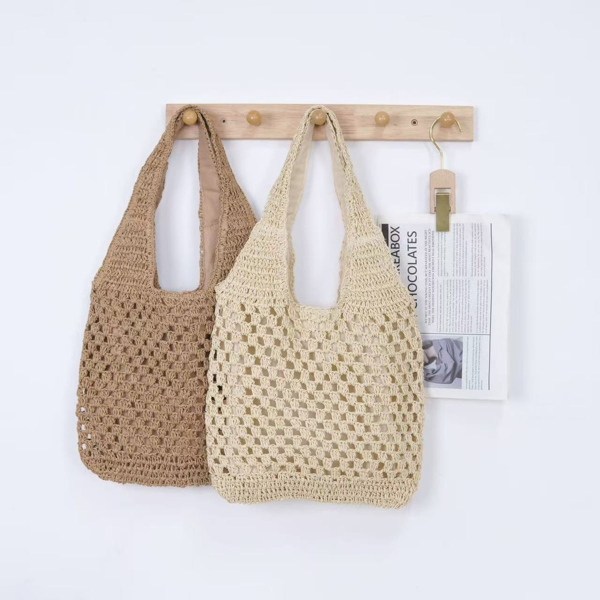 Hand-crocheted shoulder bag LoungeYard — product view 3