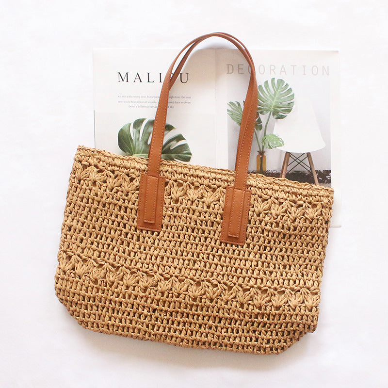 Handmade straw bag LoungeYard — product view 7