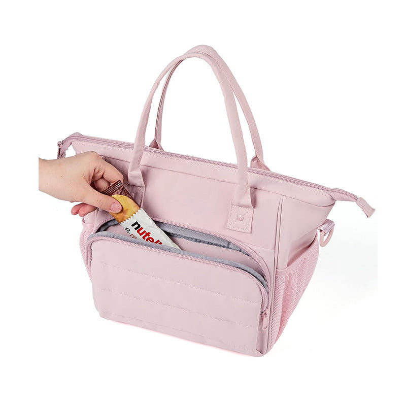 Versatile tote bag with detachable shoulder strap LoungeYard — product view 3