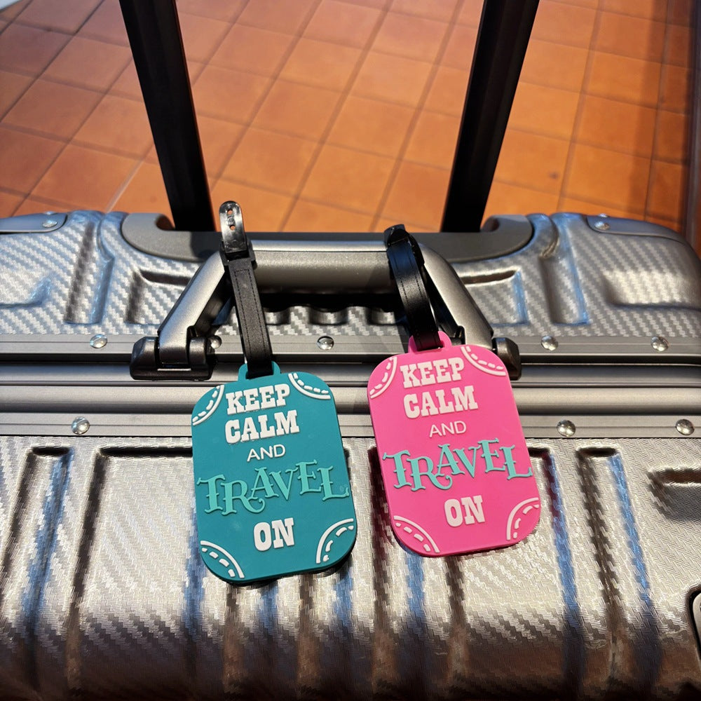 Inspirational Travel Luggage Tag LoungeYard — product view 3