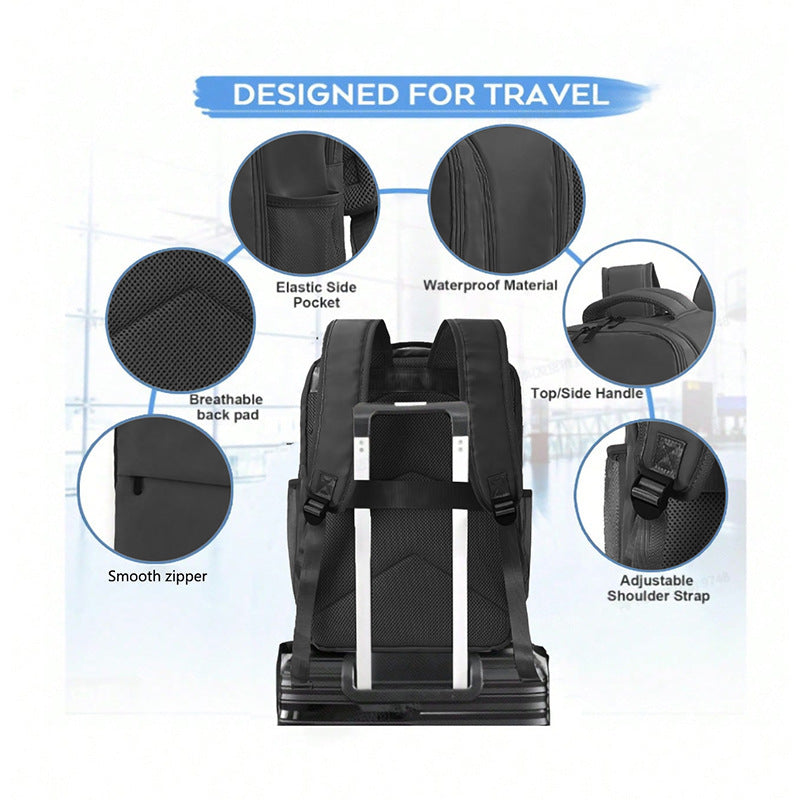 Multifunctional Laptop Bag with Storage Space and Ergonomic Design LoungeYard — product view 1