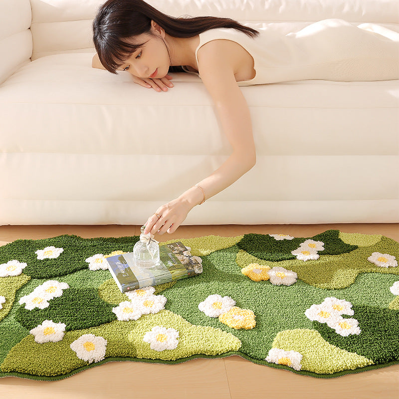 Plush Landscape Design Bath Rug — product view 7