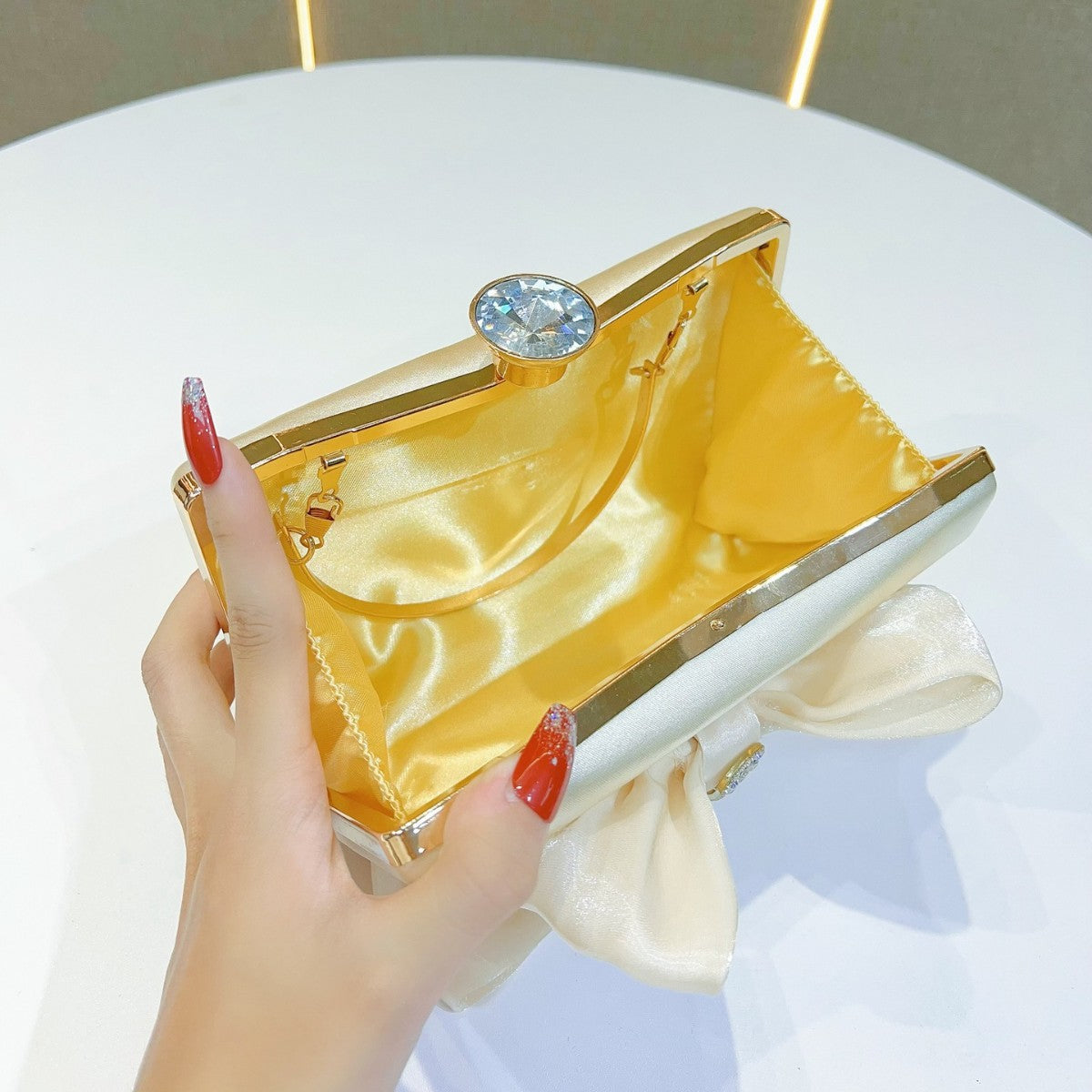 Elegant Satin Evening Clutch — product view 5